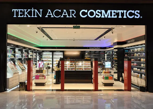 Tekin Acar Cosmetics iç mekan uygulaması