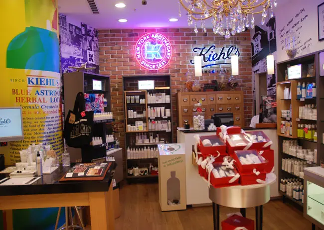 Kiehl's iç mekan uygulaması